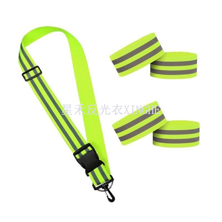 Gwregys Myfyriol HiVisible Ar gyfer Rhedeg Gêr Rhedeg Myfyriol Belt y Fyddin PT