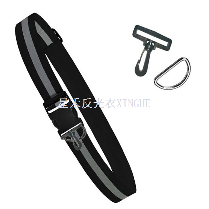 Belt Elastig Myfyriol Neu Sash, Belt Glow Arddull Treftadaeth Filwrol, Addasadwy
