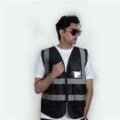 Hi Vis Fest Ddiogelwch Syrfëwr Aml-boced
