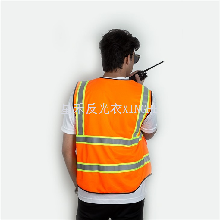 Fest Ddiogelwch Goruchaf (10 Poced) Dosbarth 2 ANSI Tested OSHA Cydymffurfio Hi Vis Syrfëwr PPE Adlewyrchol