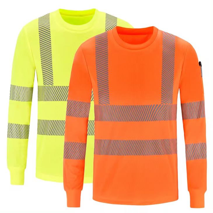 Hi Vis Crysau Polo Gyda Phoced