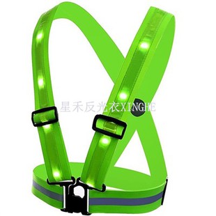Fest Diogelwch Belt LED USB Codi Tâl